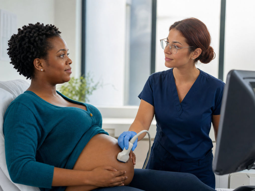 Ultrasound types and first trimester ultrasound purpose