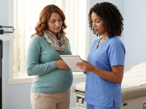 Weight gain and belly growth by trimester