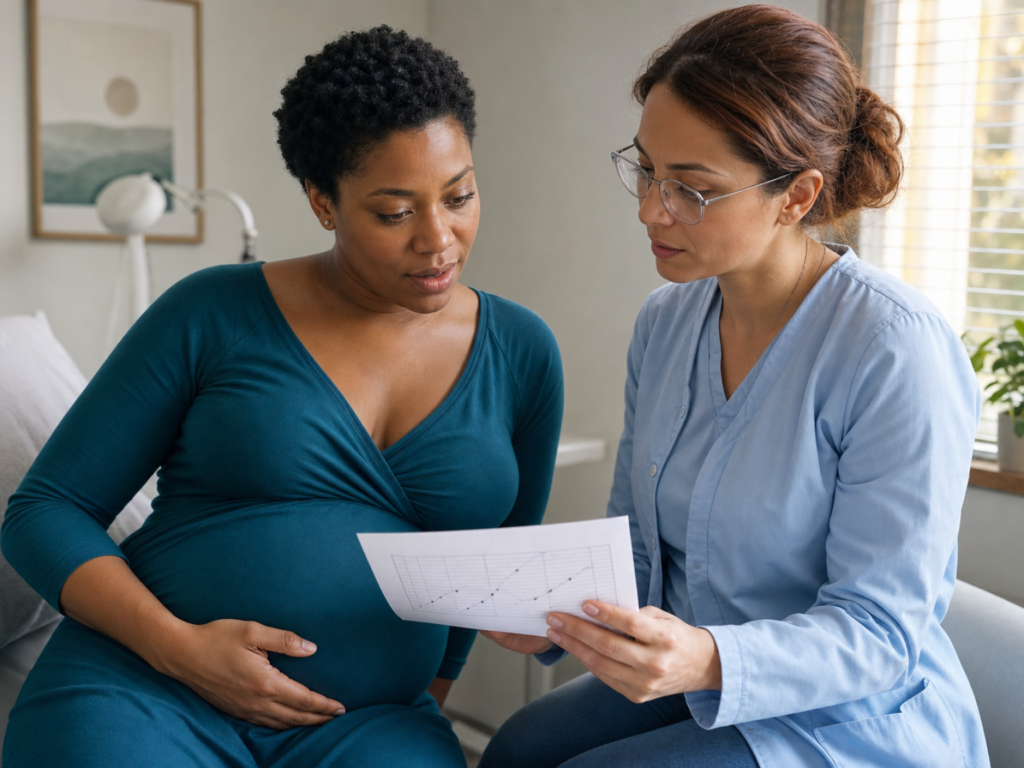 Braxton Hicks contractions and abdominal tightening