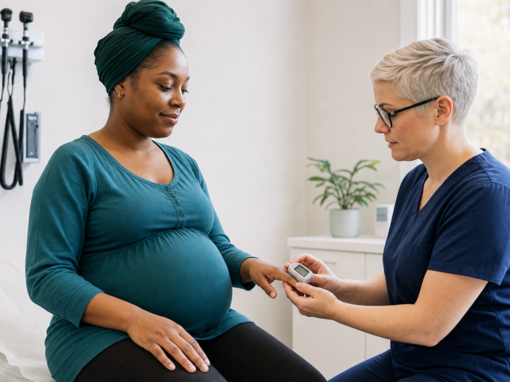Shortness of breath and breathing changes in pregnancy