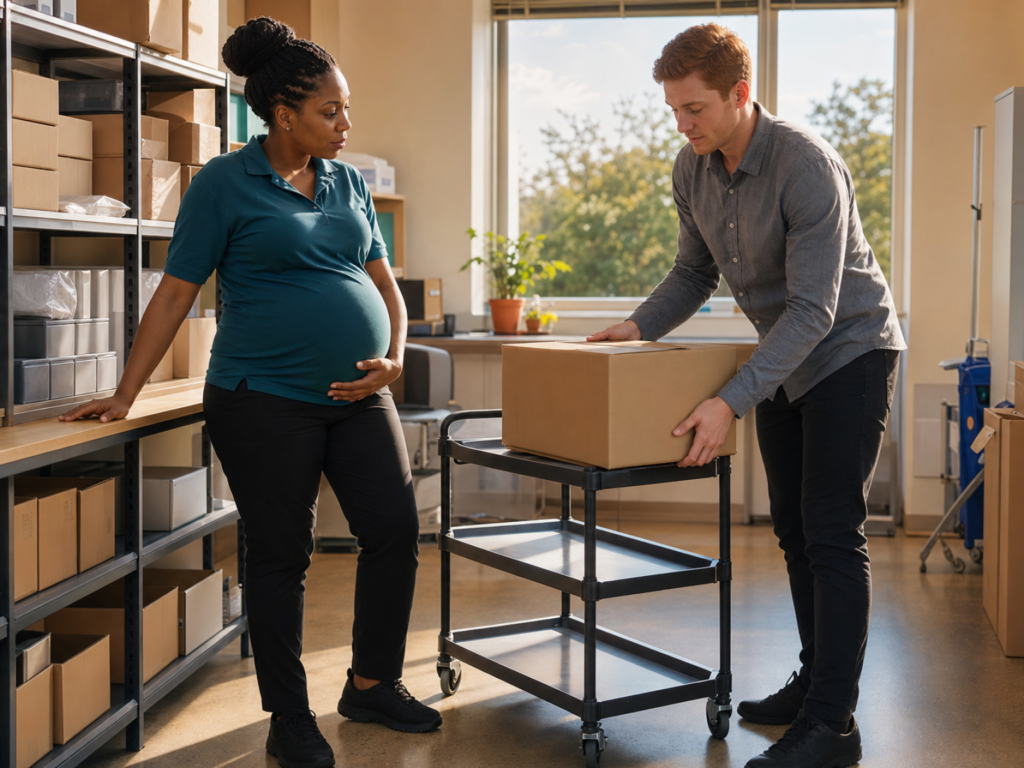Lifting heavy objects during pregnancy: safe limits and risks