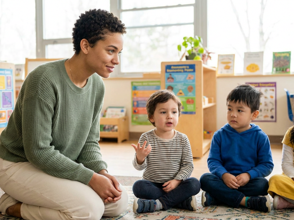 Respectful communication habits and listening as a value children
