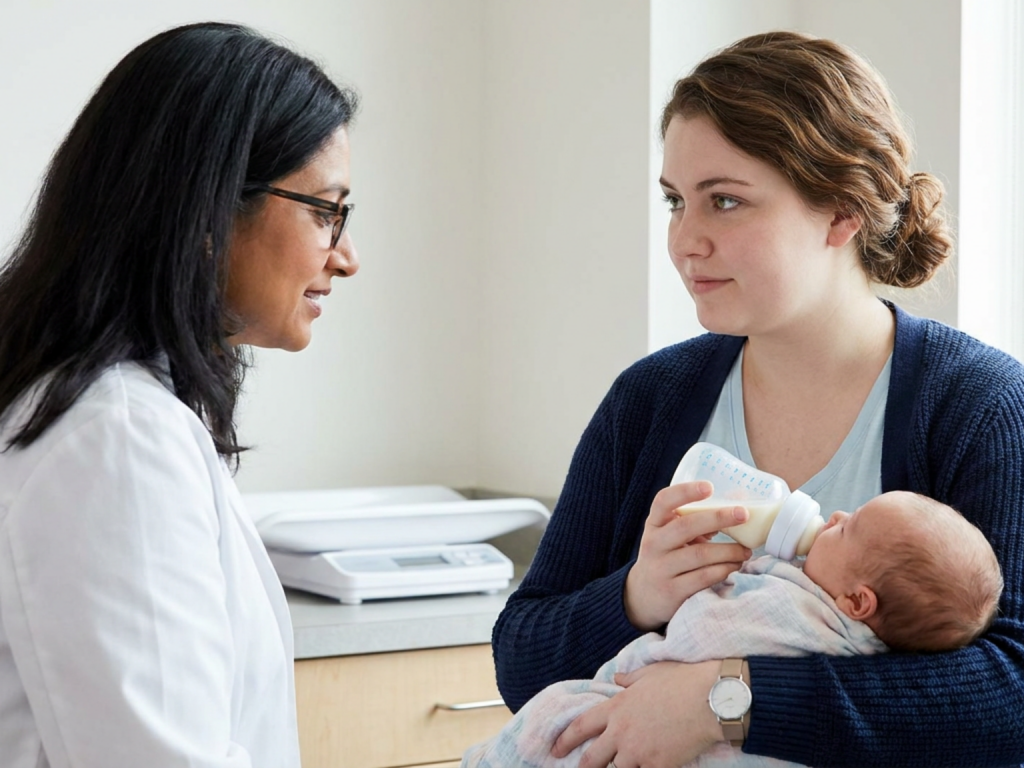 When to talk to pediatrician about feeding
