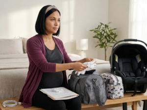 Hospital bag checklist for mom baby and partner