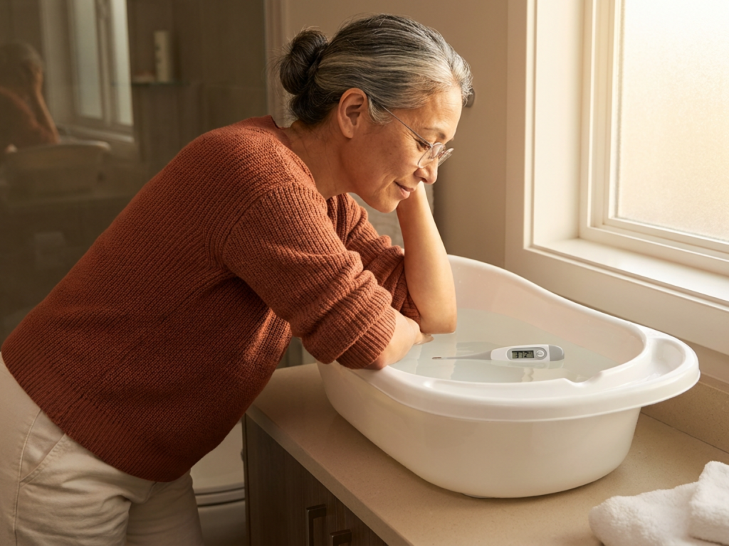 Baby bath temperature guidelines