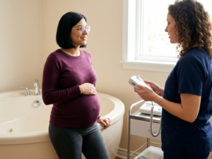 Natural birth in birth center vs home birth