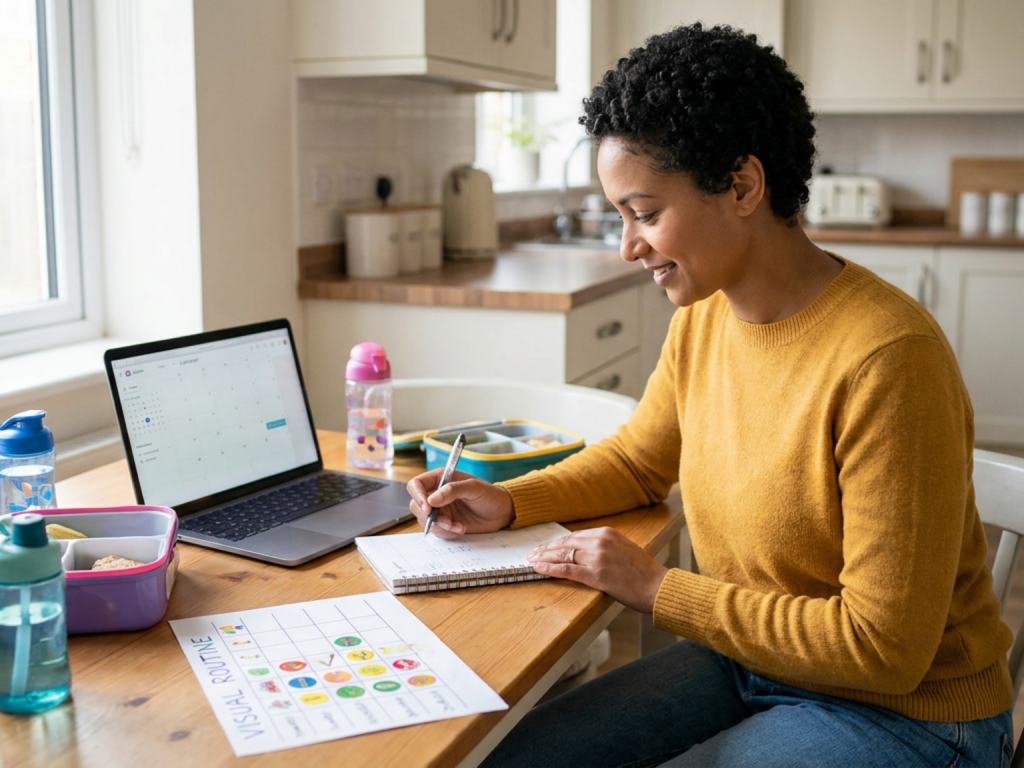 How to plan your day with kids and work
