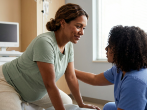 Positions for natural childbirth and movement benefits