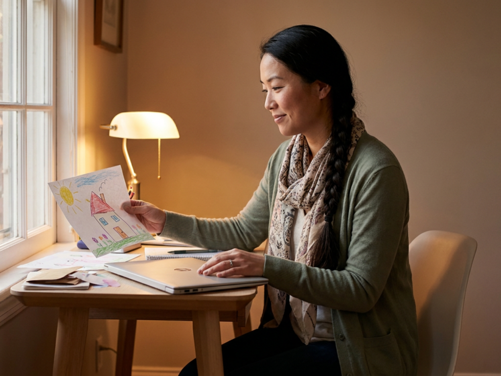 Feeling guilty and letting go working parents