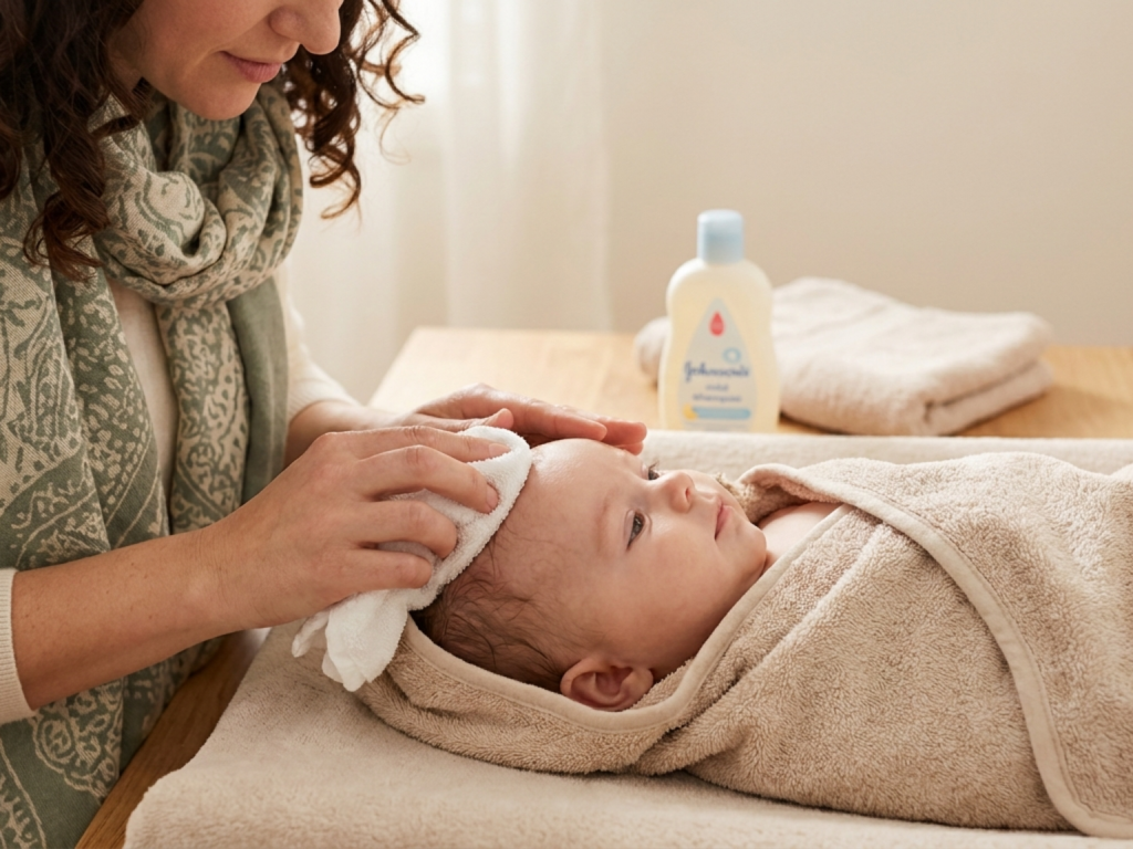 How to wash baby hair safely