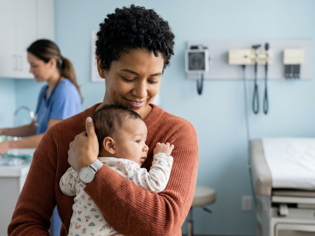 How to soothe baby after shots