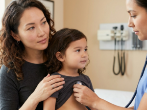 Wheezing in children causes