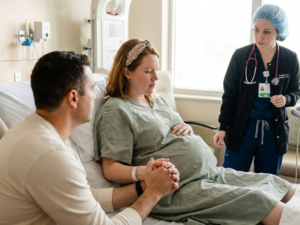 Partner support during labor stages