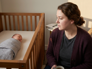 1 month baby routine example