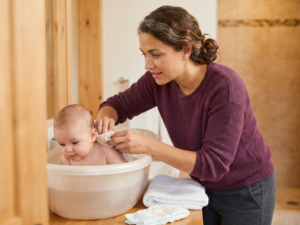 How often to bathe a baby