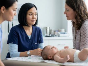 When baby breathing is normal