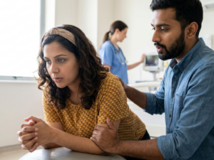 How partner supports mother and baby