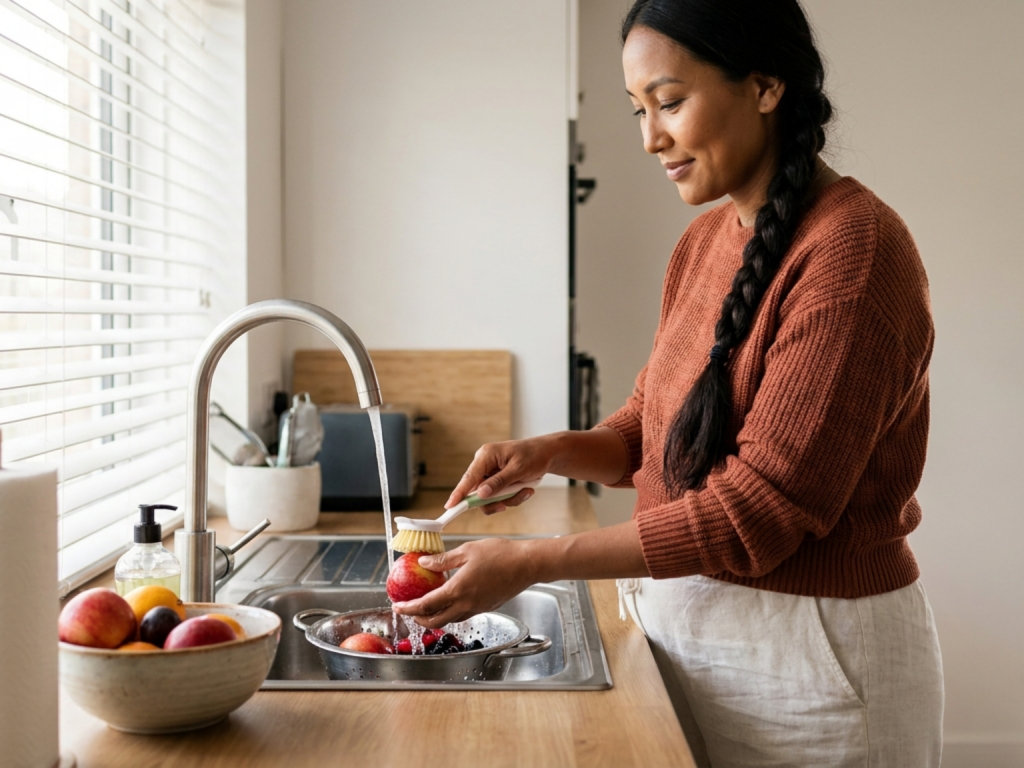 Fruit washing and safety rules
