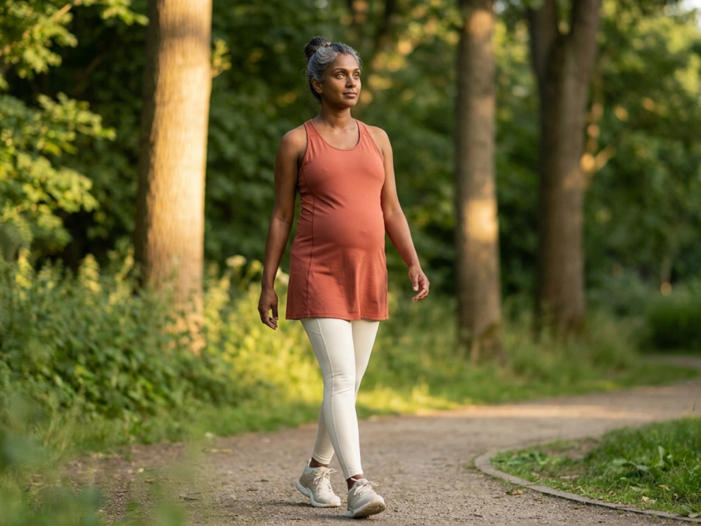 Walking during pregnancy benefits