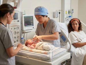 What happens if baby needs medical help