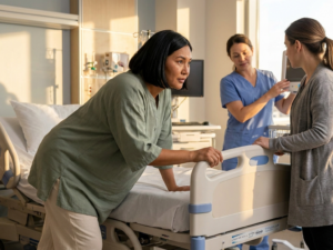 Natural birth for first-time moms and challenges