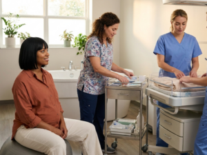 Emergency protocols in birth centers