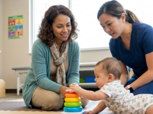 Using Both Sides of the Body During Baby Development