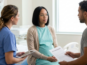 Communication with medical team during labor
