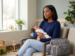 Adjusting baby to new situations