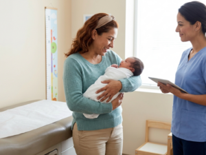 When babies recognize faces