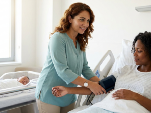 Postpartum care in hospital vs birth center