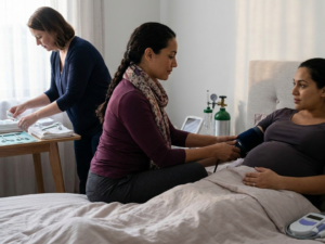 Role of midwife in home birth