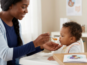 Balancing milk and solid food