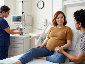 Stages of labor with epidural vs without epidural