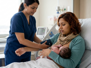 Hospital monitoring in first hours