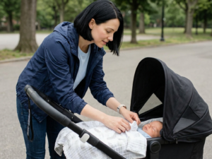 Taking baby outside safely