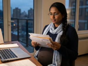 High stress work stress and financial stress during pregnancy