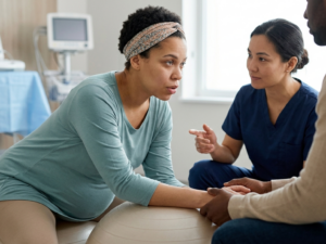 How to stay calm and mentally focused during contractions