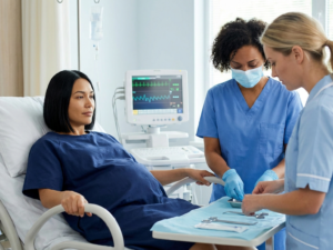 When assisted delivery is needed during pushing