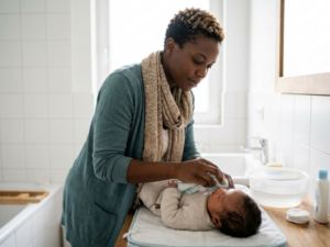 How to keep baby clean daily
