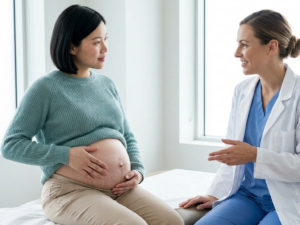 Stretch marks and skin itching in pregnancy
