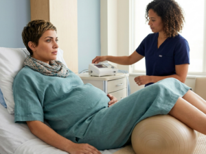 Side-lying position during labor explained