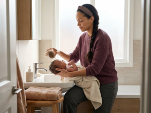 How often to wash baby hair