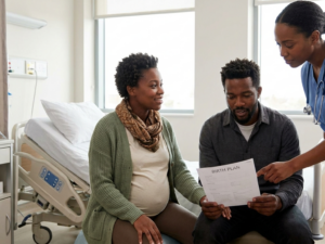 Partner role in birth plan