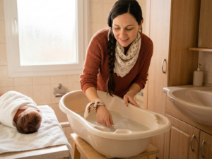 Best time of day to bathe baby