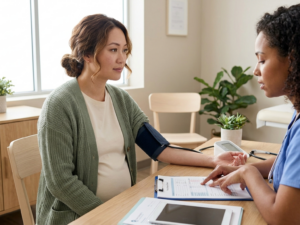 What happens at early prenatal visits