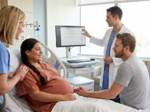Medical team perspective birth story