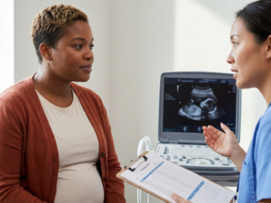 Miscarriage risk first trimester and complication risks later