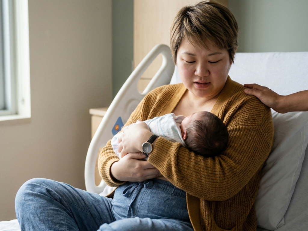 Emotional high after delivery