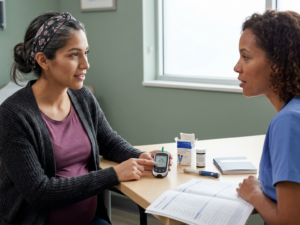 Blood sugar control insulin use and complications